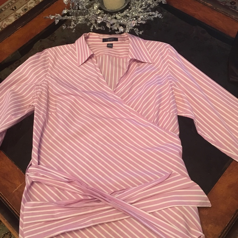 Chaps Wrap Blouse - image 4